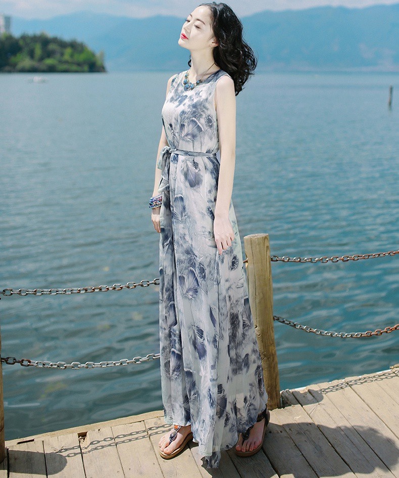 HÀNG NHẬP-ĐẦM MAXI HỌA TIẾT CAO CẤP BY4163 6