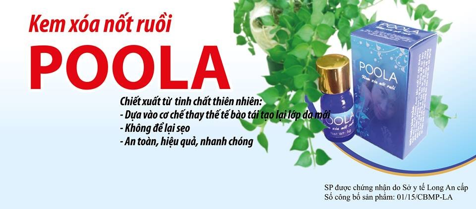 Kem xóa nốt ruồi Poola