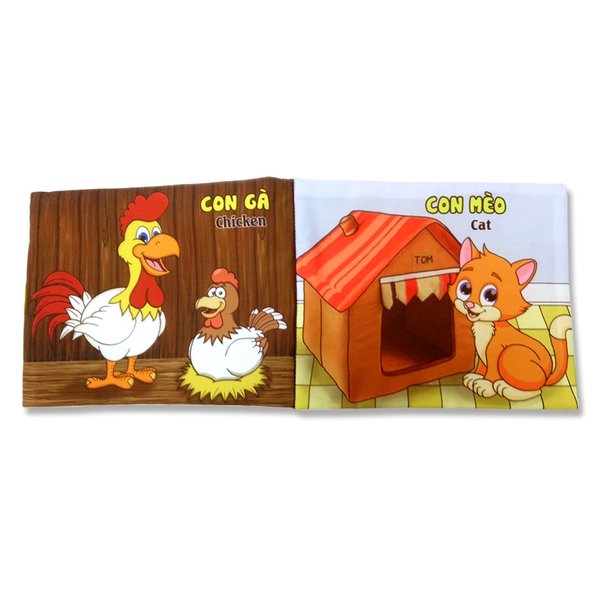 Kết quả hình ảnh cho Sách vải PiPo Việt Nam (động vật)
