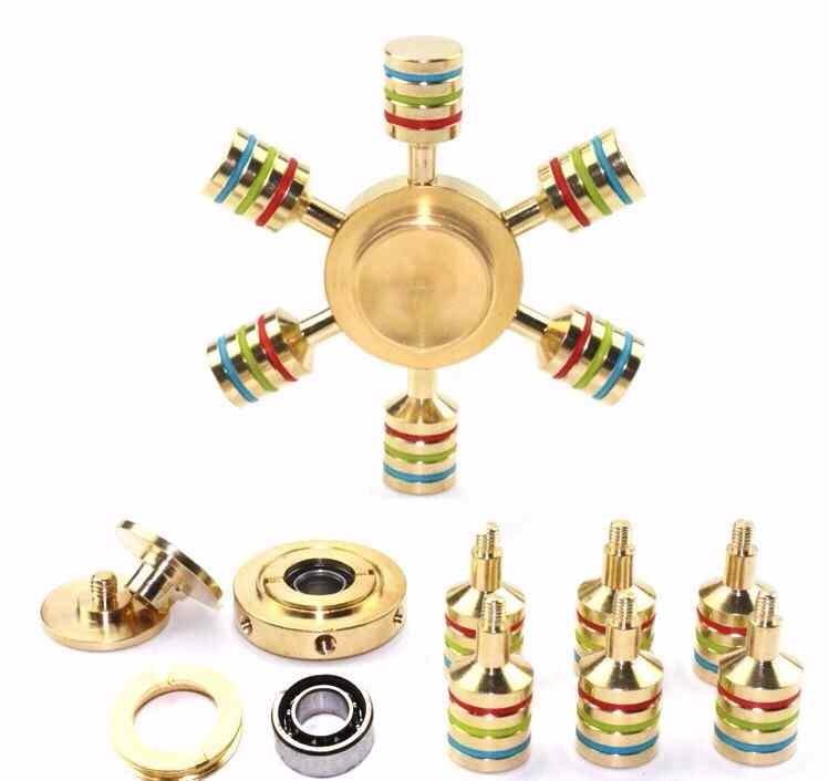 Con quay Spinner cao cấp 6 cánh bằng đồng
