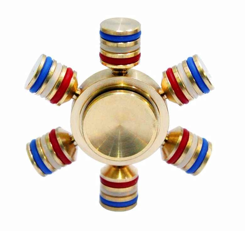 Con quay Spinner cao cấp 6 cánh bằng đồng