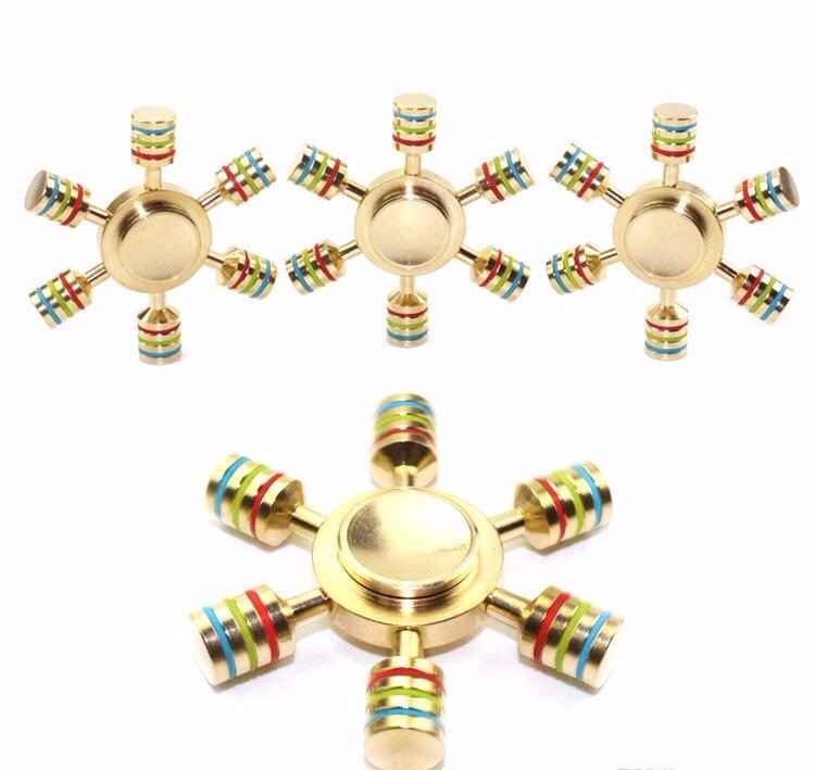 Con quay Spinner cao cấp 6 cánh bằng đồng