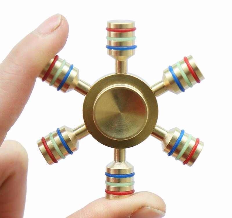 Con quay Spinner cao cấp 6 cánh bằng đồng