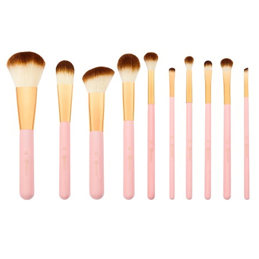 Bộ cọ trang điểm bh cosmetics 10 cây Pink Perfection - 10 Piece Brush Set 01