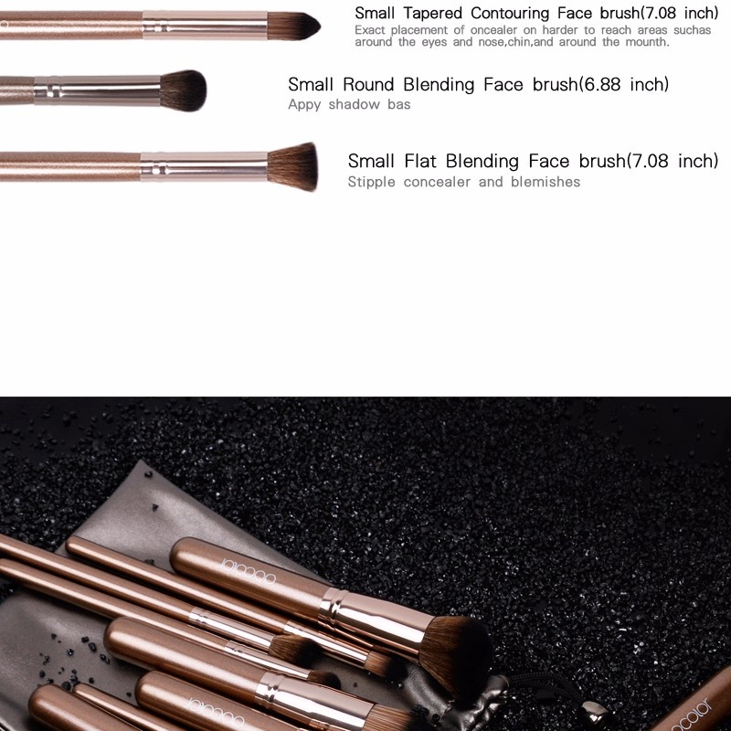 Bộ cọ trang điểm Docolor 10 Pieces Makeup Brushes Set 14