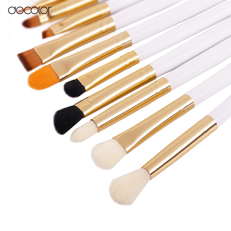 Bộ cọ trang điểm mắt Docolor 10 Pieces Eye Makeup Brush Set 02