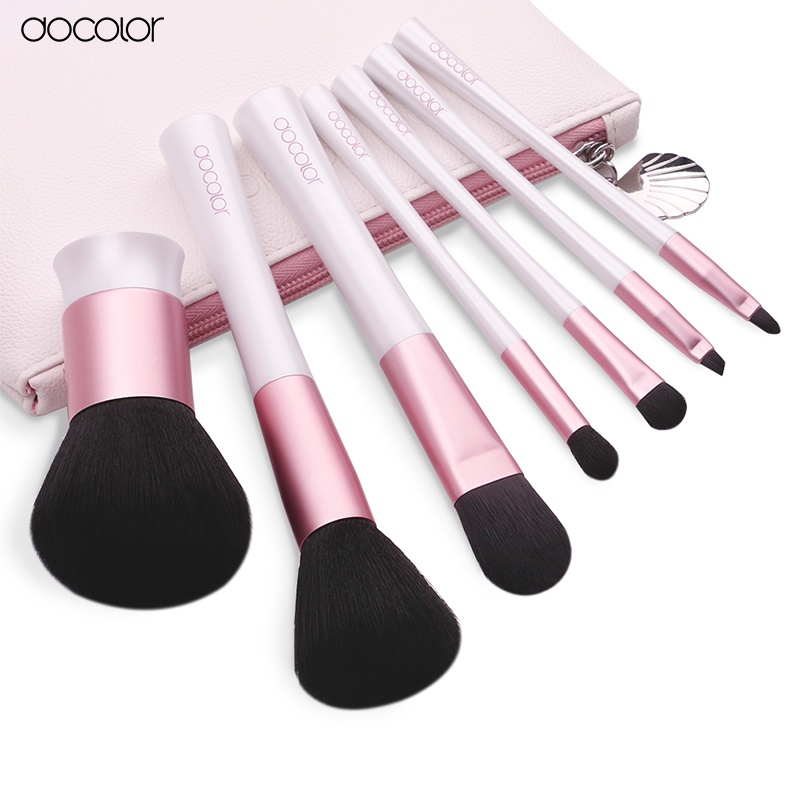 Bộ cọ trang điểm Docolor 7 Pieces Mermaid Makeup Brush Set 03