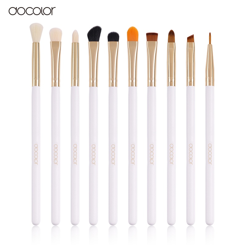 Bộ cọ trang điểm mắt Docolor 10 Pieces Eye Makeup Brush Set 01
