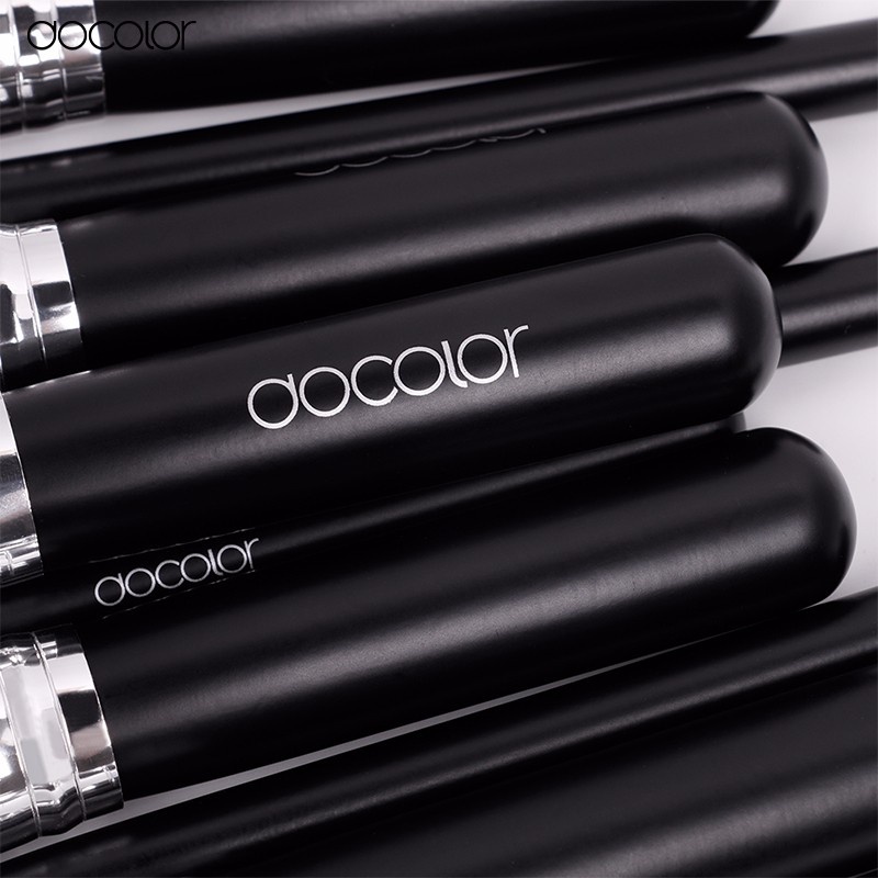 Bộ cọ trang điểm tán và tạo khối docolor 10 Pieces Makeup Brush Set 11