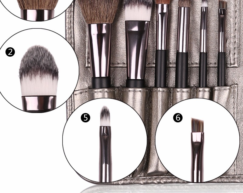 Bộ cọ trang điểm Docolor 6 Pieces Makeup Brush Set 05