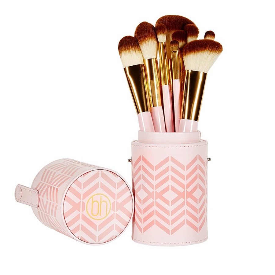 Bộ cọ trang điểm bh cosmetics 10 cây Pink Perfection - 10 Piece Brush Set