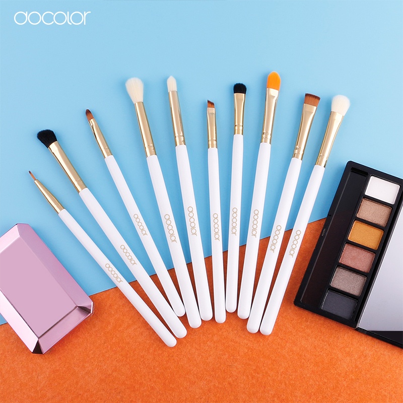 Bộ cọ trang điểm mắt Docolor 10 Pieces Eye Makeup Brush Set 06