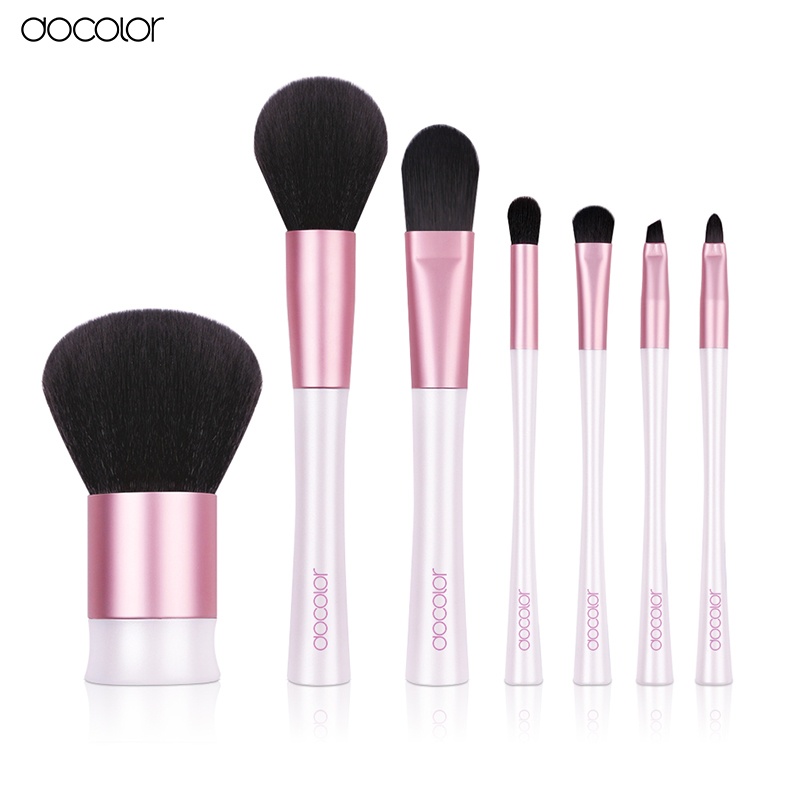 Bộ cọ trang điểm Docolor 7 Pieces Mermaid Makeup Brush Set 02