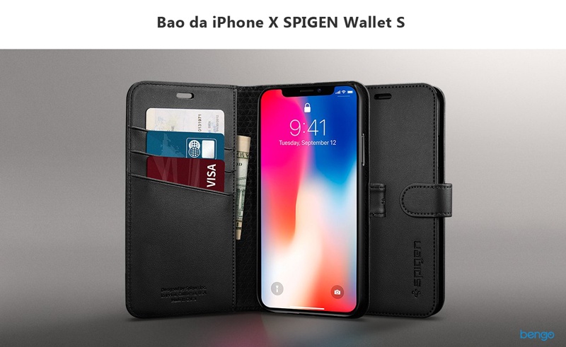 Bao da iPhone X SPIGEN Wallet S Bao da iPhone X SPIGEN Wallet S