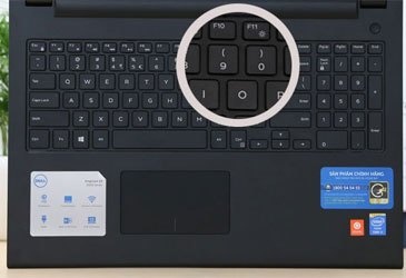Máy tính xách tay Dell 15 3542 trang bị bàn phím thông minh