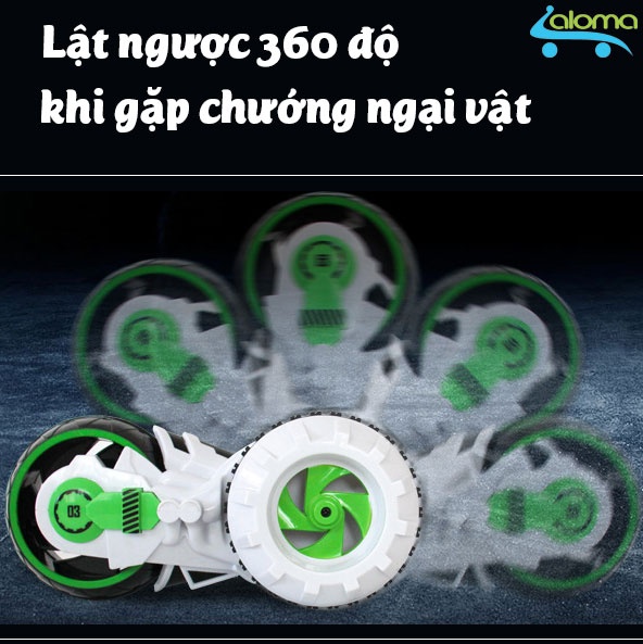 Ô tô vượt địa hình điều khiển từ xa siêu nhanh, siêu khỏe STUNT gia dụng aloma