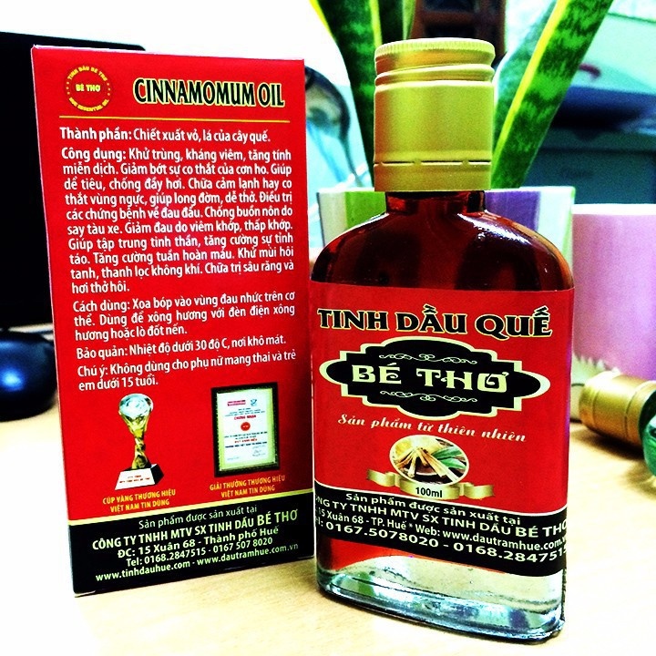 Tinh dầu quế Bé Thơ 100ml