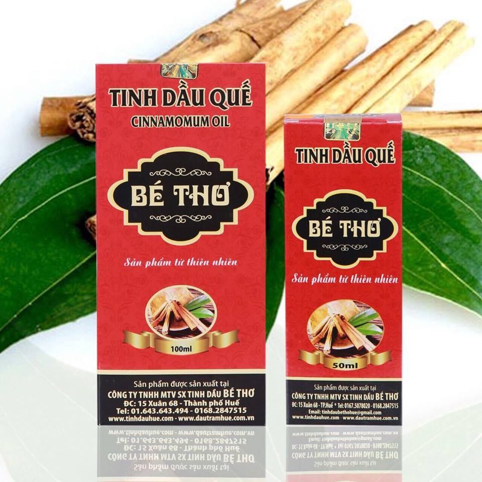 Tinh dầu quế Bé Thơ 100ml