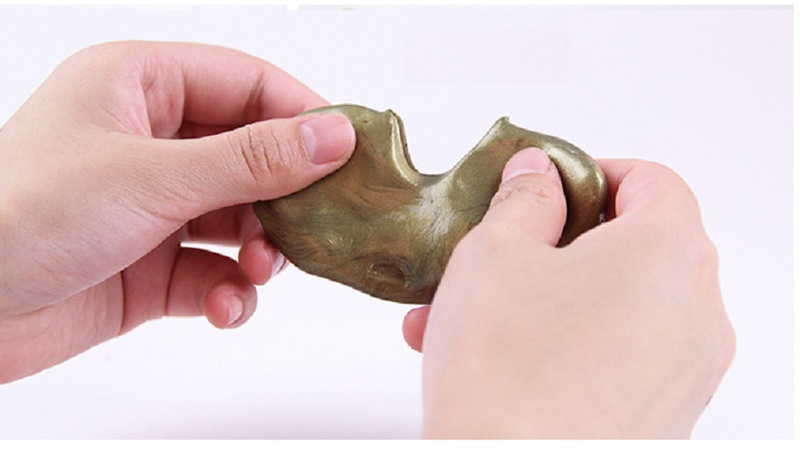 Đất Sét Biết Suy Nghĩ - Chất dẻo ma thuật Thinking Putty - Màu vàng 2