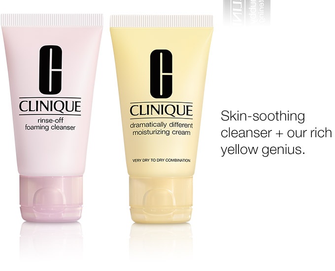 Skin-soothing cleanser + our rich yellow genius.