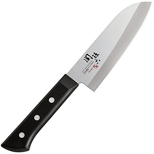 Japanese-New-Kai-Seki-Magoroku-small-Santoku-Chef-knife-145mm-Moegi-AE-2901