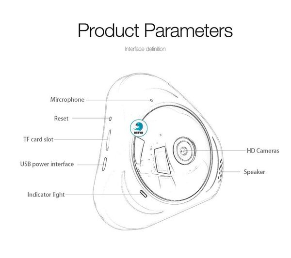 Camera ip wifi VR 360 độ HD trong nhà www.cameraip.top