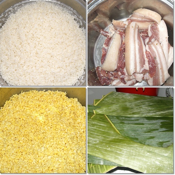 Cách gói bánh chưng bằng khuôn cực dễ cho ngày Tết