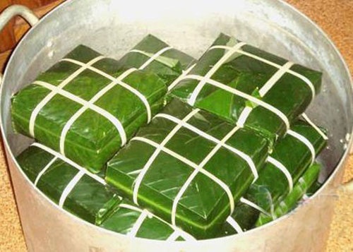 Cách gói bánh chưng bằng khuôn cực dễ cho ngày Tết - 9